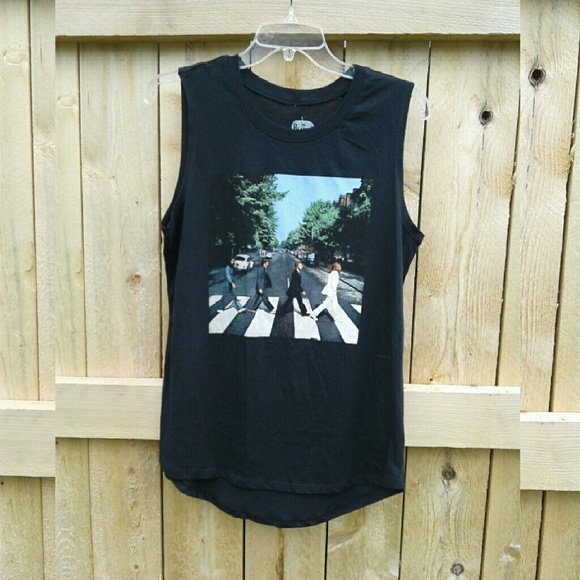 The Beatles Tops - The Beatles muscle tee size m EUC